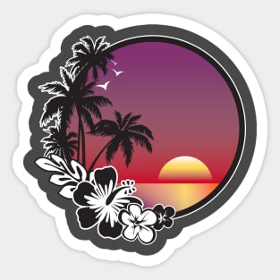 SUNSET Sticker